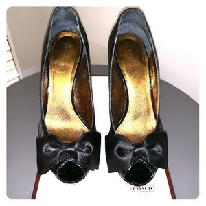 Coach Daisey Peep Toe Pumps